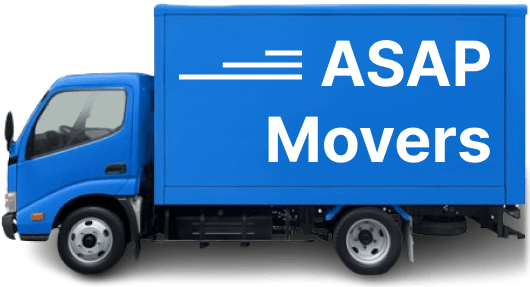 ASAP Movers Truck Parked Left Facing | ASAP Movers